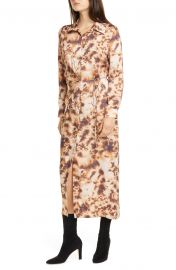 Bisso Long Sleeve Maxi Shirtdress at Nordstrom